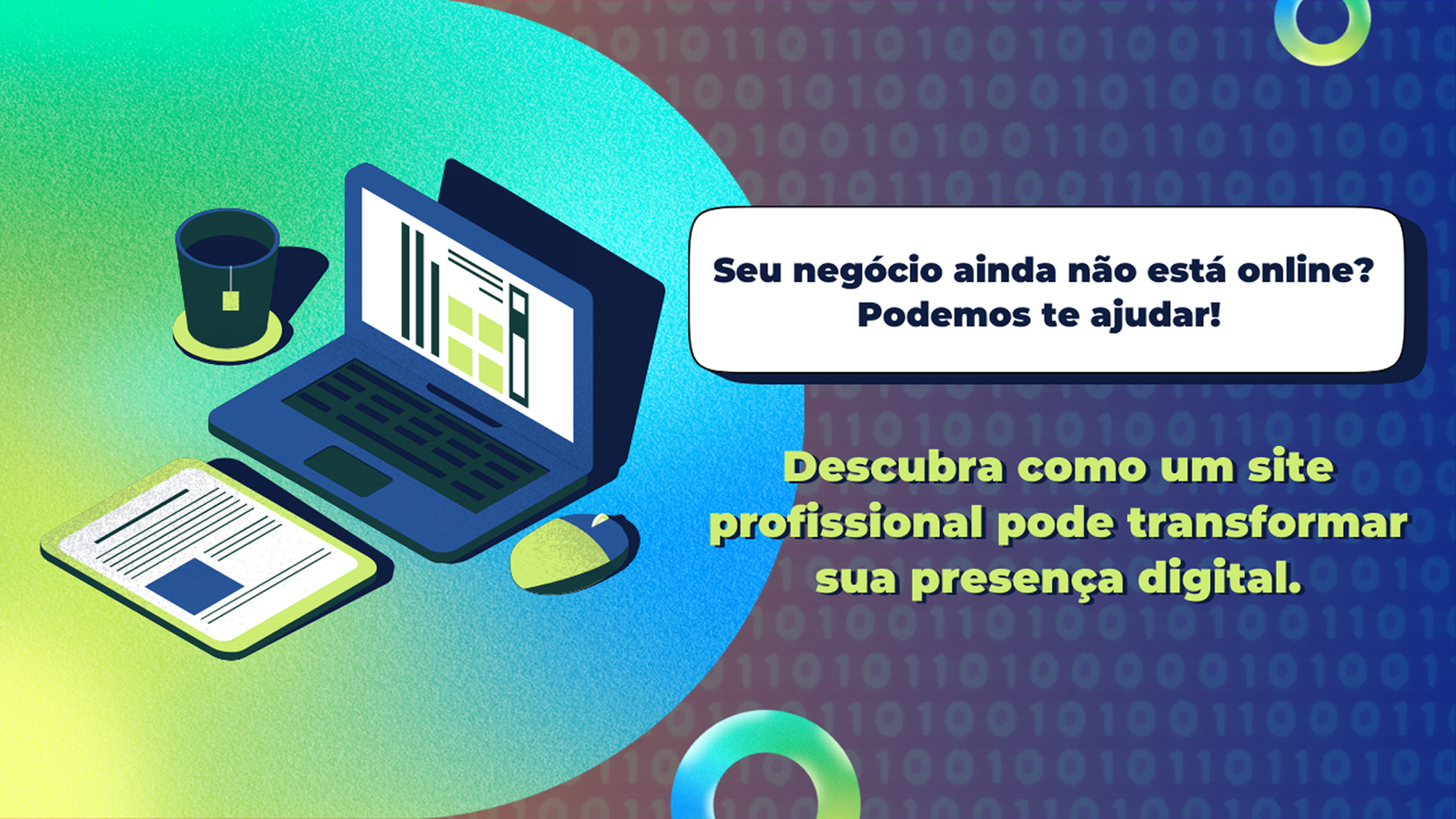 banner criação de sites